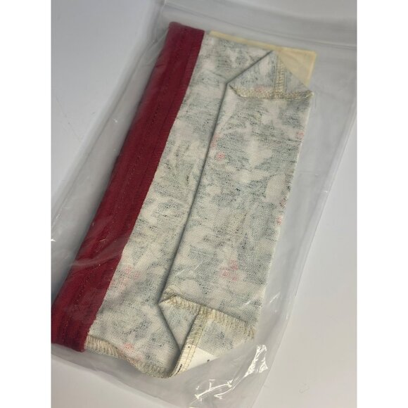 VTG 2004 Longaberger Holiday Helper Basket Liner American Holly Green Fabric NIP - Picture 4 of 5